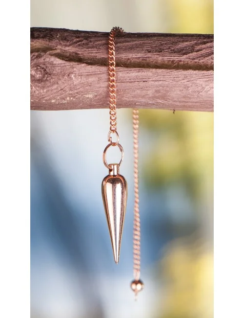 Pendel - Zapfenpendel - Messing verkupfert