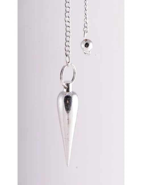 Pendel - Zapfenpendel - Messing versilbert