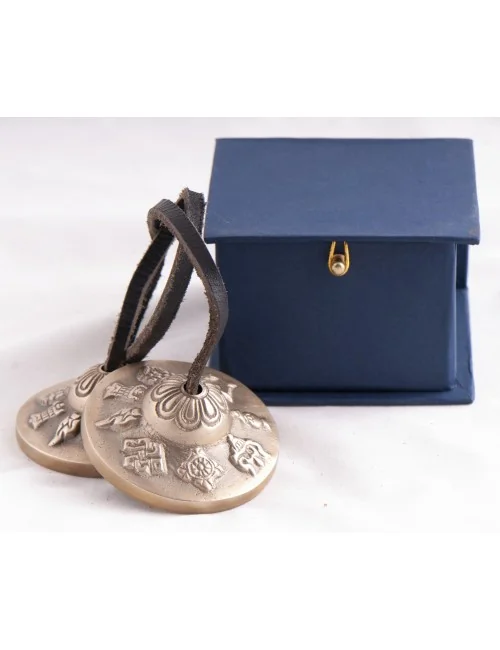 Tibetische Zimbeln - 8 Glückssymbole