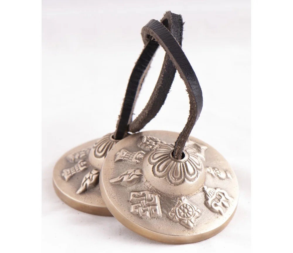 Tibetische Zimbeln - 8 Glückssymbole