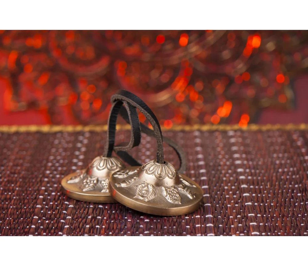 Tibetische Zimbeln - 8 Glückssymbole