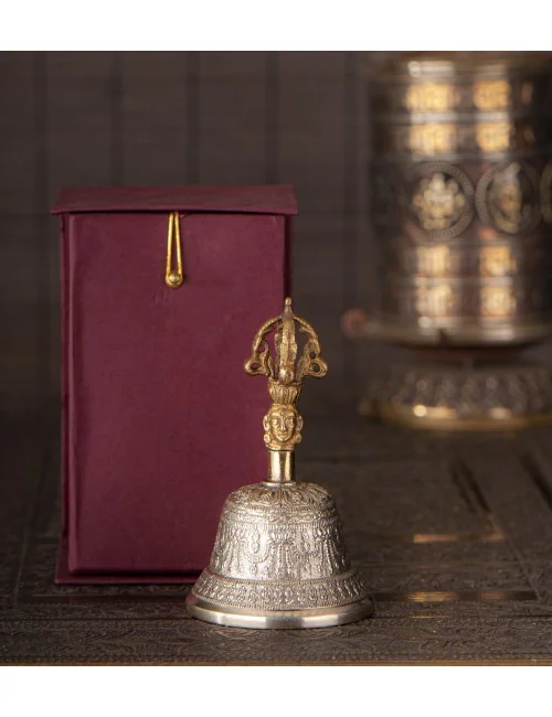 Glocke mit Dorje Griff ca. 12,5cm