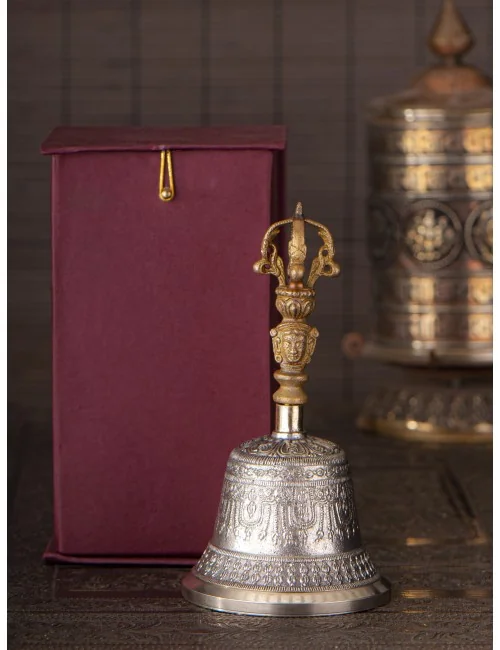 Glocke mit Dorje Griff ca. 18cm