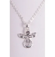 Kette mit Anhänger Schutzengel ca. 50 cm