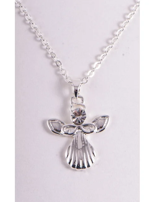 Kette mit Anhänger Schutzengel ca. 50 cm