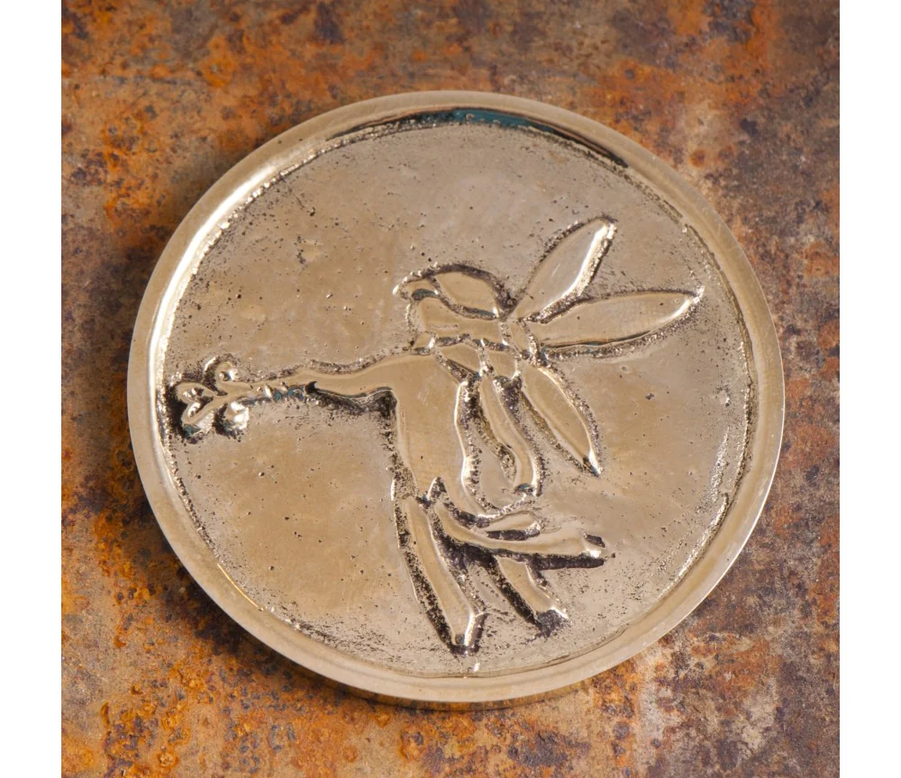 Münze - Elfe, Messing ca. 5,5 cm