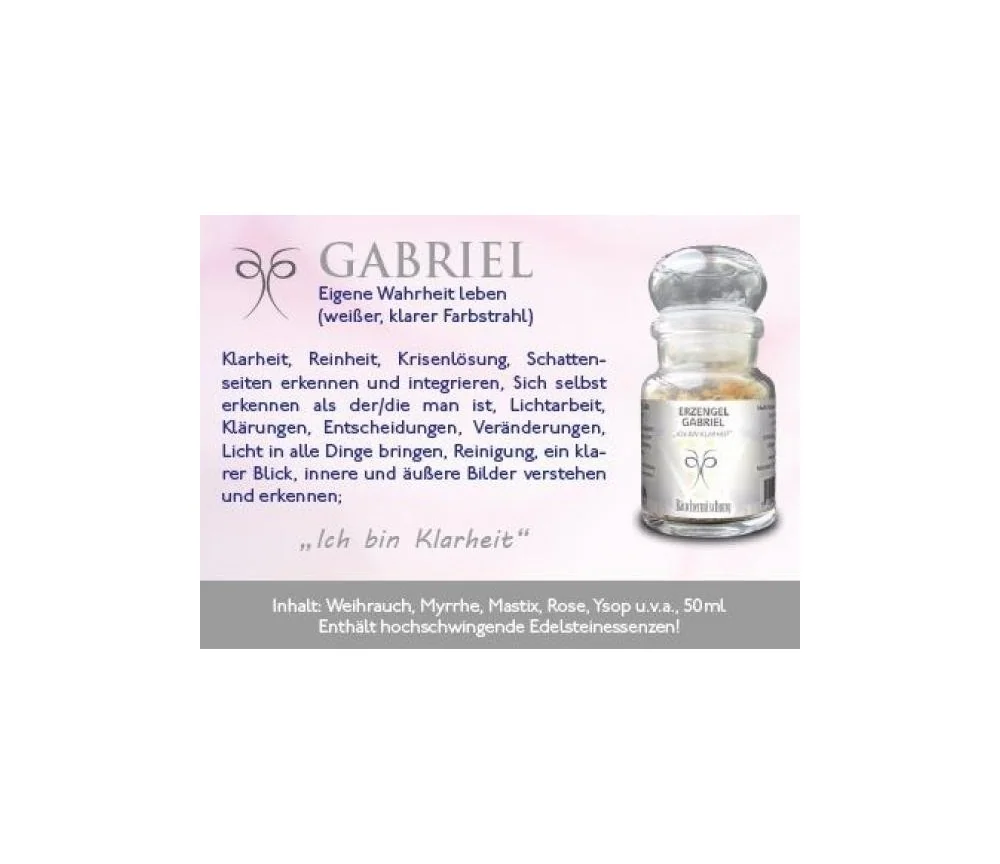 Engelalm - Räuchermischung - Erzengel GABRIEL - 50 ml
