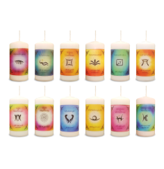 Engelalm - Energiekerze -Wunscherfüllungsserie - 12er Kerzen Set - 100/50