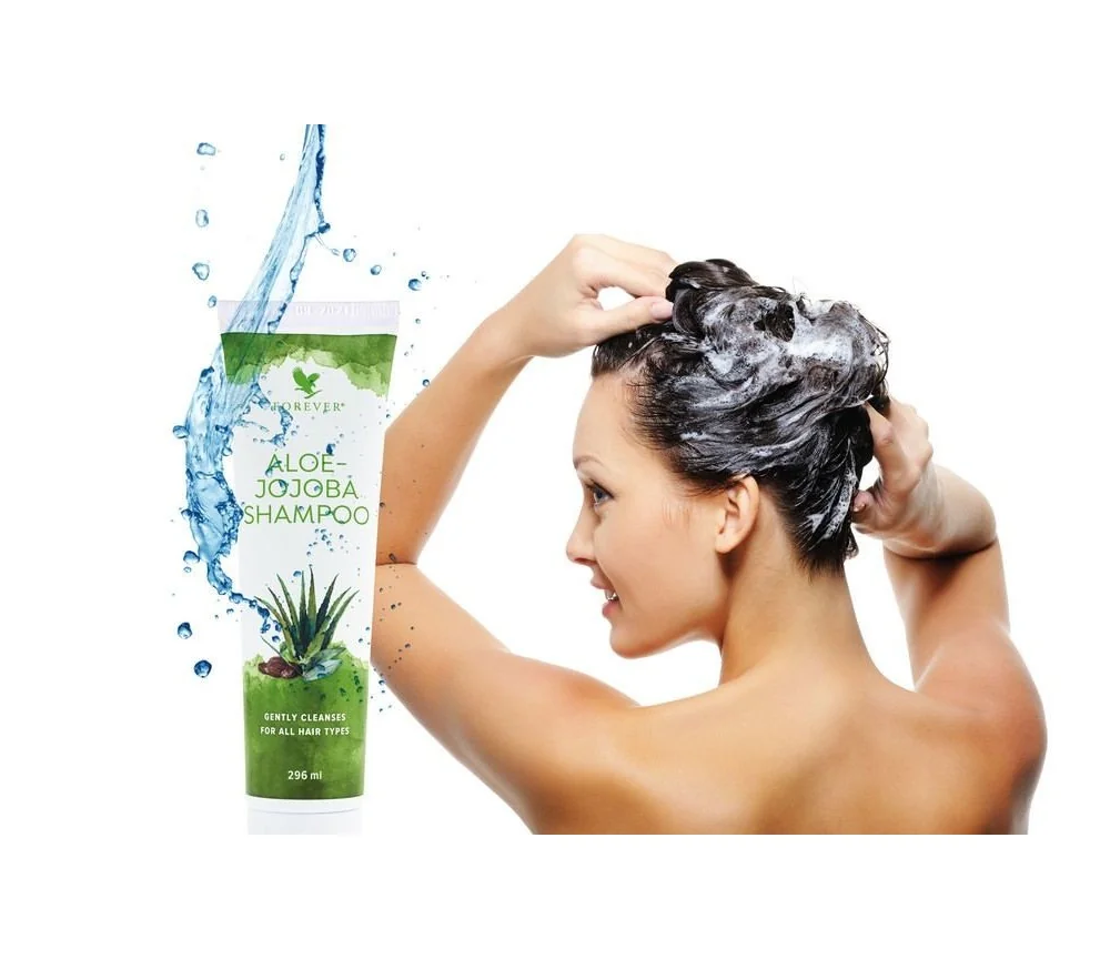 Forever - Aloe Jojoba Shampoo - Kräftigendes Shampoo mit Aloe Vera und Jojobaöl - 296ml