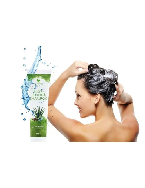 Forever - Aloe Jojoba Shampoo - Kräftigendes Shampoo mit Aloe Vera und Jojobaöl - 296ml