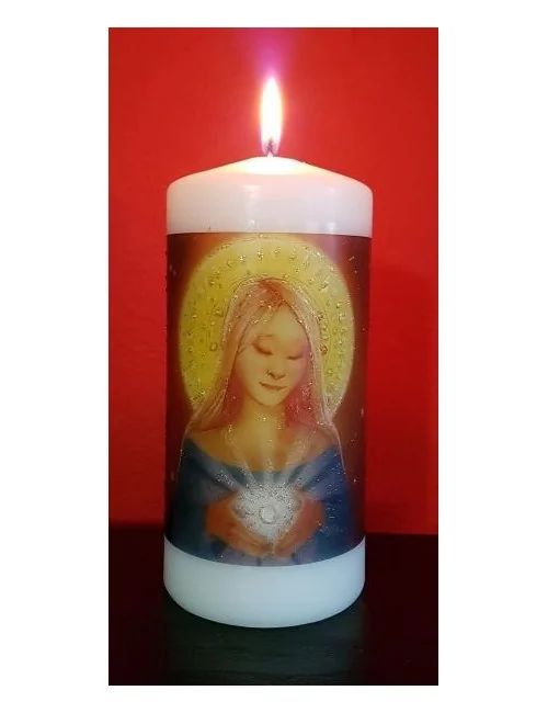 Engelalm - Energiekerze -Themenkerzenserie - Göttin Maria- 150/70