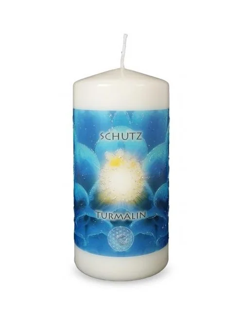 Engelalm - Energiekerze - Kristall - Turmalin/Schutz - 150/70