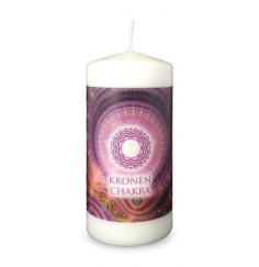 Engelalm - Energiekerze - Chakra - Kronenchakra - versch. Größen