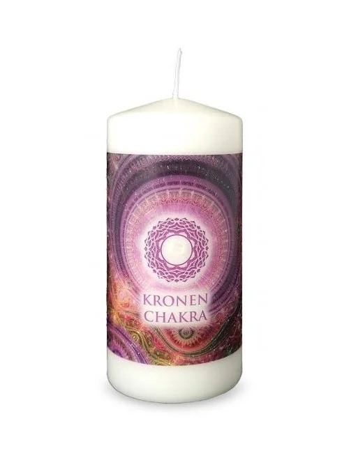 Engelalm - Energiekerze - Chakra - Kronenchakra - versch. Größen