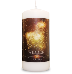 Engelalm - Energiekerze - Astro - Widder - 150/70