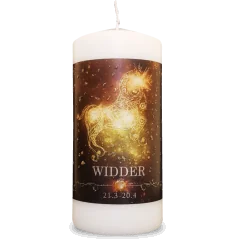 Engelalm - Energiekerze - Astro - Widder - 150/70