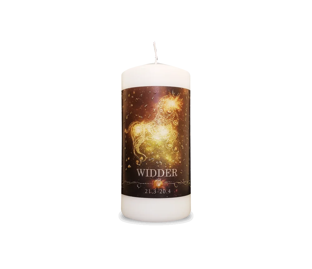 Engelalm - Energiekerze - Astro - Widder - 150/70