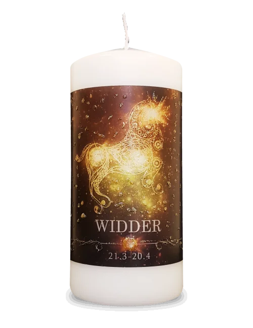 Engelalm - Energiekerze - Astro - Widder - 150/70