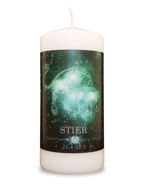 Engelalm - Energiekerze - Astro - Stier - 150/70