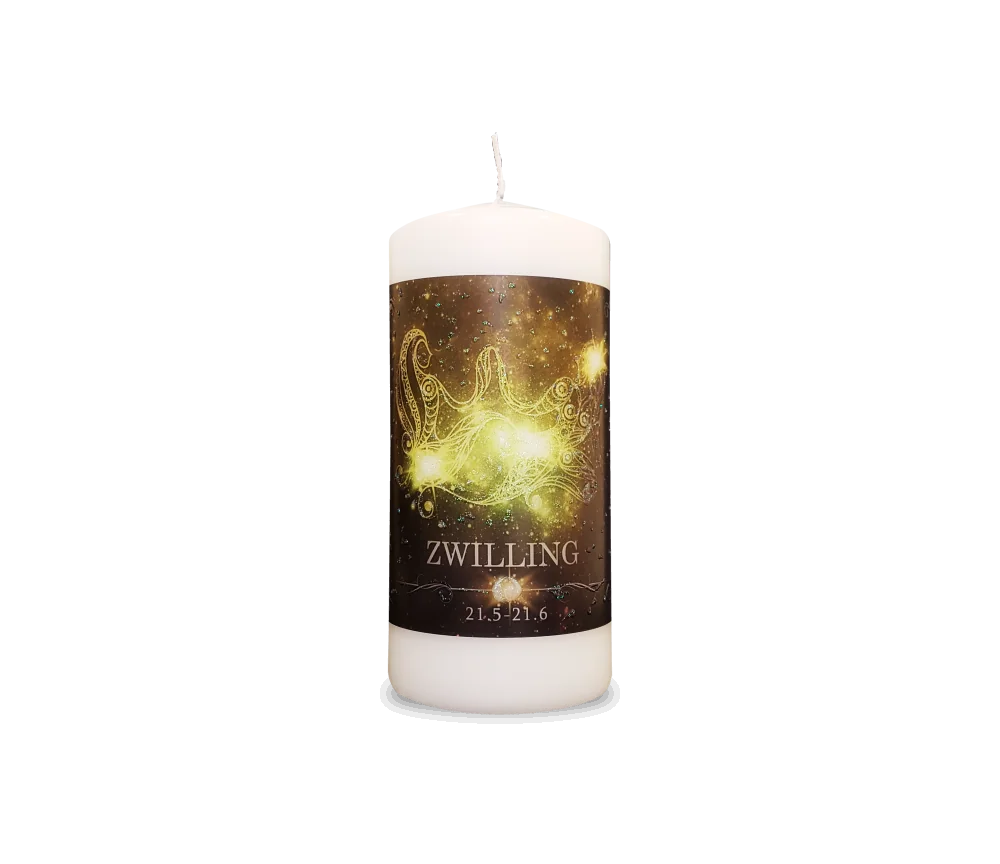 Engelalm - Energiekerze - Astro - Zwilling - 150/70