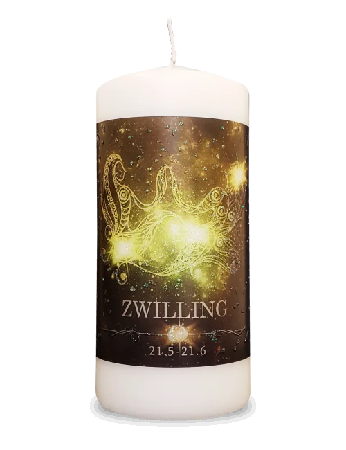 Engelalm - Energiekerze - Astro - Zwilling - 150/70