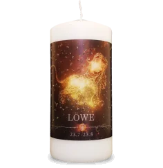 Engelalm - Energiekerze - Astro - Löwe - 150/70