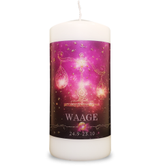 Engelalm - Energiekerze - Astro - Waage - 150/70