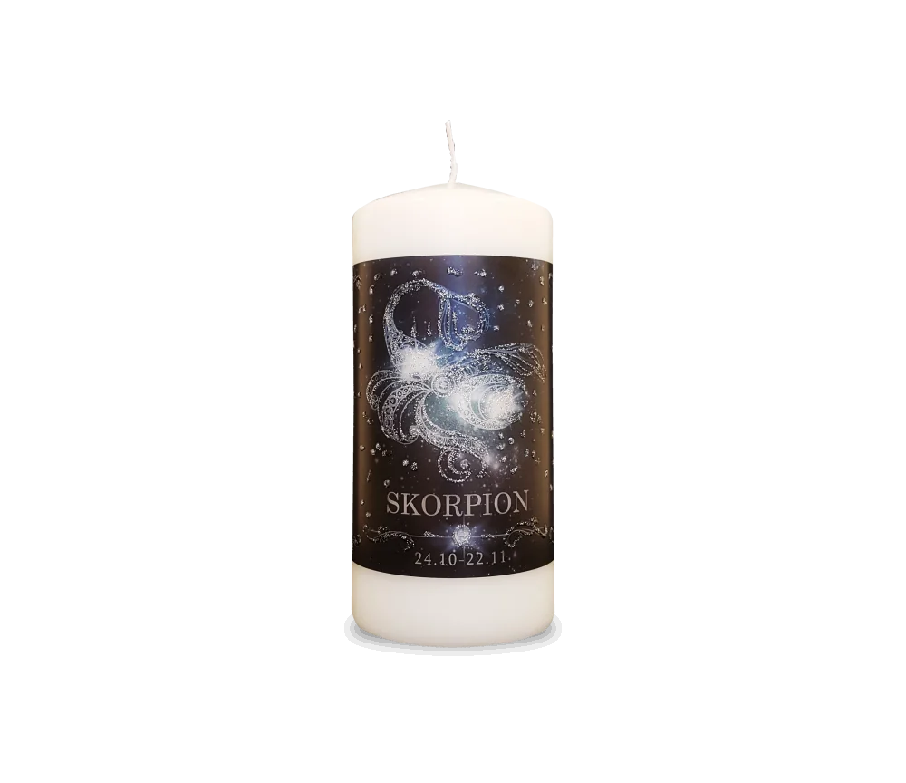 Engelalm - Energiekerze - Astro - Skorpion - 150/70
