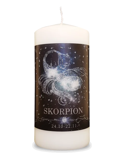Engelalm - Energiekerze - Astro - Skorpion - 150/70