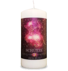 Engelalm - Energiekerze - Astro - Schütze - 150/70