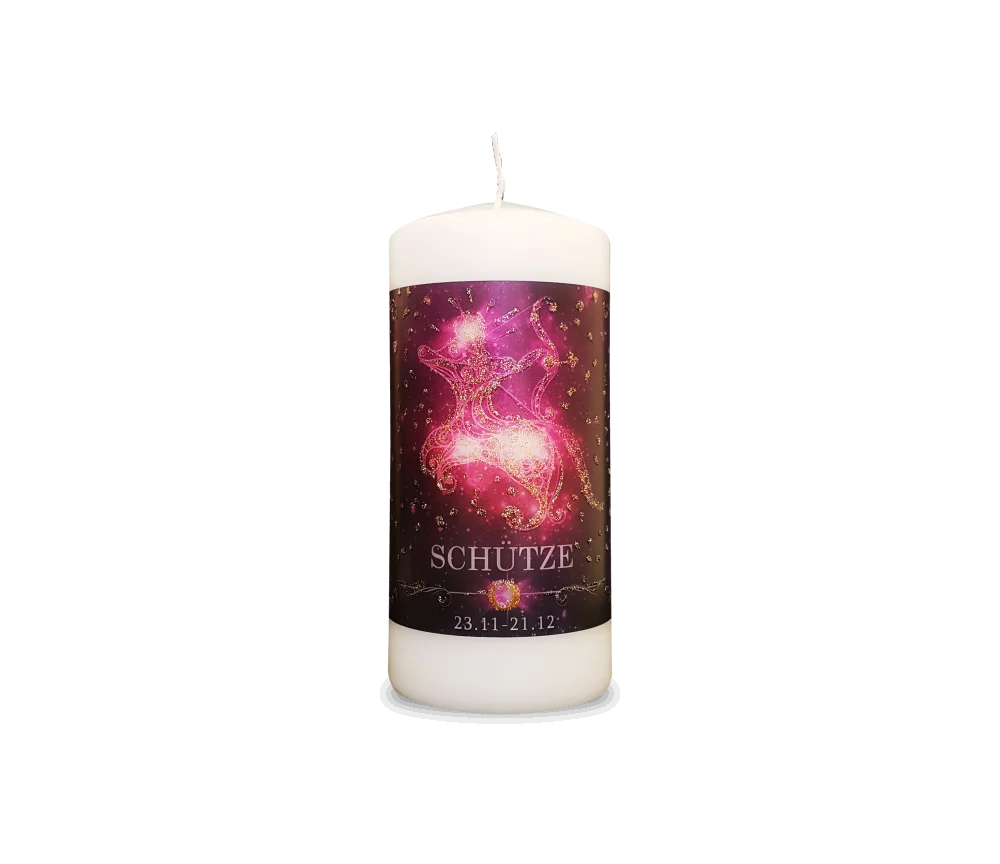 Engelalm - Energiekerze - Astro - Schütze - 150/70