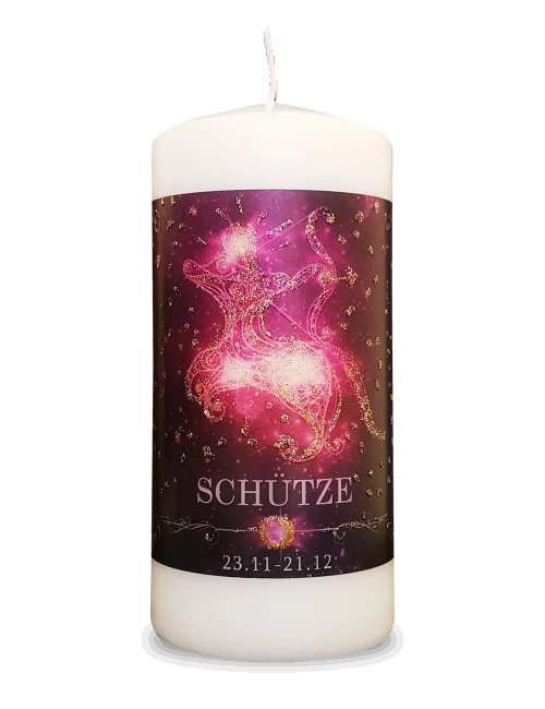 Engelalm - Energiekerze - Astro - Schütze - 150/70