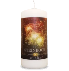 Engelalm - Energiekerze - Astro - Steinbock - 150/70