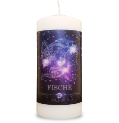 Engelalm - Energiekerze - Astro - Fische - 150/70