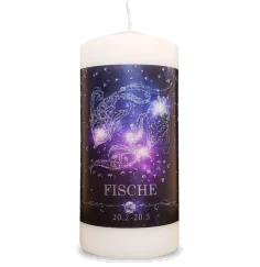 Engelalm - Energiekerze - Astro - Fische - 150/70