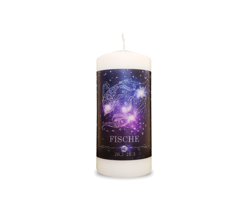 Engelalm - Energiekerze - Astro - Fische - 150/70