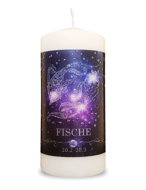 Engelalm - Energiekerze - Astro - Fische - 150/70