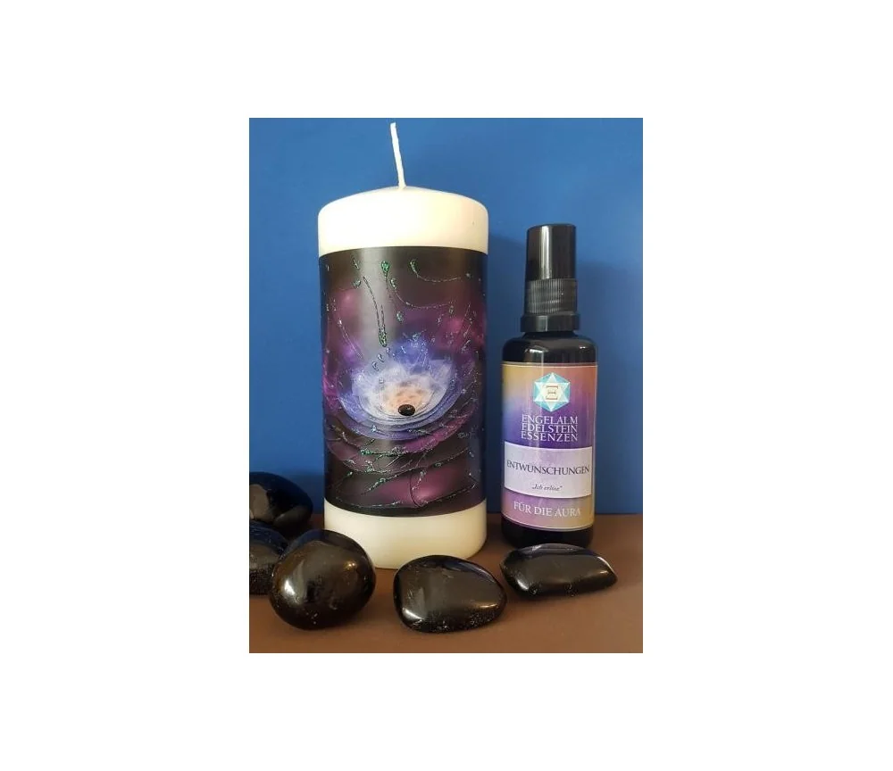 Engelalm - Energiekerze -Themenkerze - Entwünschung - 150/70