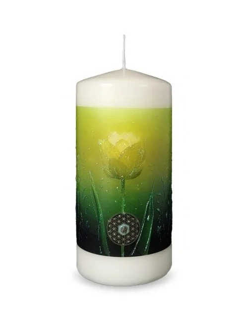 Engelalm - Energiekerze -Themenkerze - Heilungskerze - 150/70