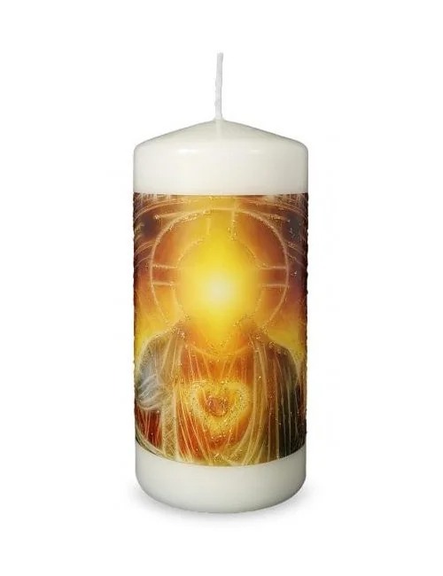 Engelalm - Energiekerze -Themenkerze - Jesus Christus- 150/70