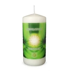 Engelalm - Energiekerze - Kristall- Aventurin - versch. Größen