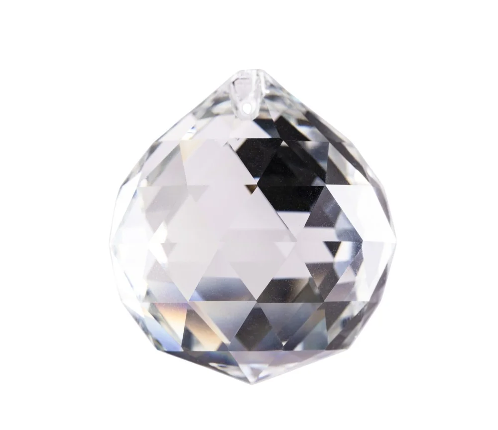 Regenbogenkristall - Kugel - 40 mm - bleifrei - 4er Pack