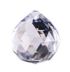 Regenbogenkristall - Kugel - 50 mm - bleifrei - 2er Pack