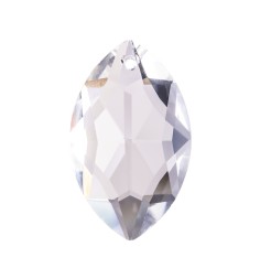 Regenbogenkristall - Blatt - 36 mm - bleifrei - 6er Pack