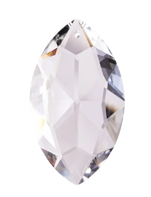 Regenbogenkristall - Blatt - 74 mm - bleifrei - 74 mm