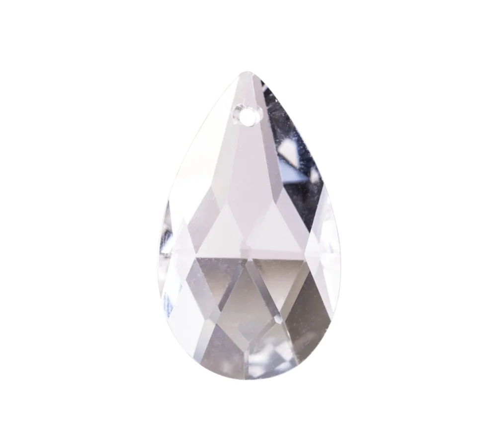 Regenbogenkristall - Tropfen - 28 mm - bleifrei - 6er Pack