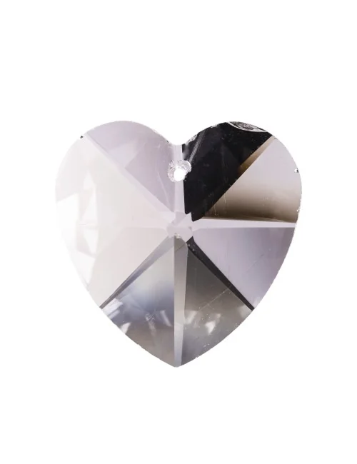 Regenbogenkristall - Herz - 28 mm - bleifrei - 3er Pack