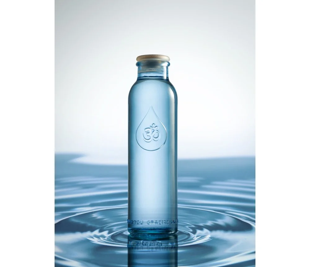 OmWater - Wasserflasche Mini - 0,5 Liter inkl. Schutzbeutel