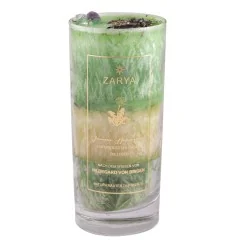 ZARYA - Kerze - Heilkräuter Duftkerze - Hildegard von Bingen - Innere Harmonie - Die Leber