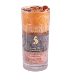 ZARYA - Kerze - Heilkräuter Duftkerze - Hildegard von Bingen - Innere Stärke - Der dreifache Erwärmer